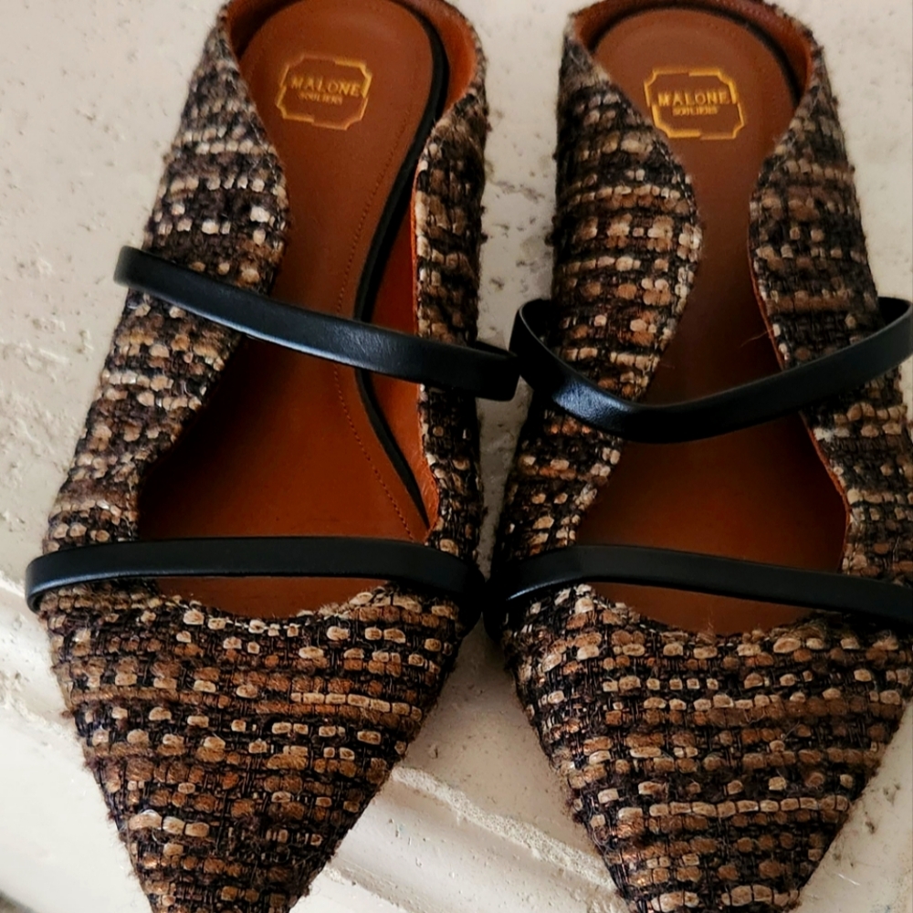 $695 MALONE SOULIERS Maureen Mule Sz 36